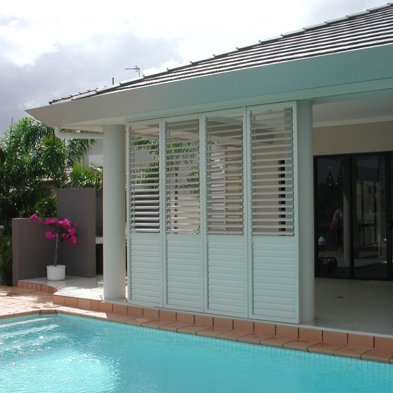 Image presents Why choose outdoor Plantation Shutters in Aluminium